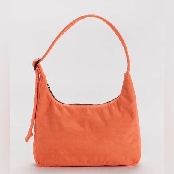 NWT BAGGU Mini Nylon Shoulder Bag Nasturtium - Picture 2 of 12
